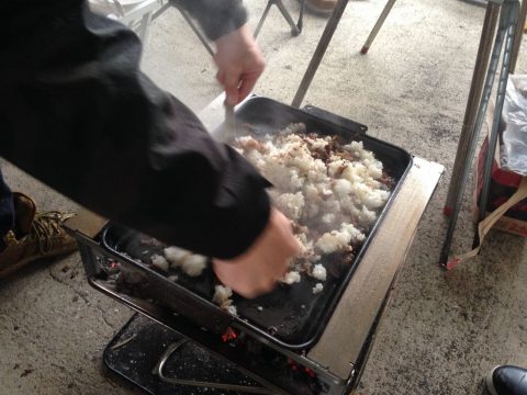 オフロード　ランクル　BBQ　チャーハン